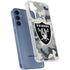 NFL Las Vegas Raiders Camo Galaxy A35 5G Clear Case